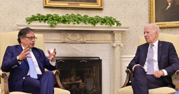 Petro meets Biden at the White House and asks for help fighting drug trafficking