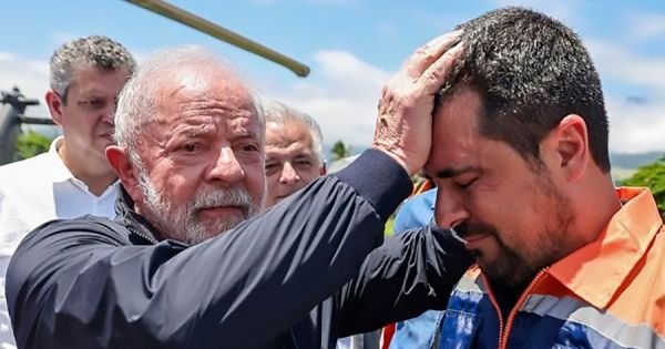 Lula reviews cities hit by floods