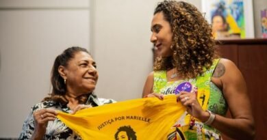 Brazilian black women march through Copacabana against racism and violence