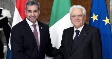 Italian President arrives in Paraguay