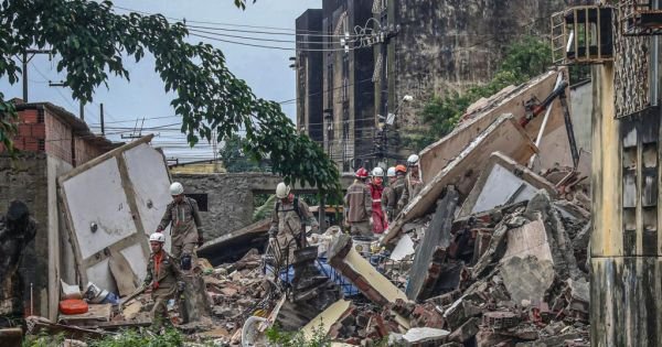 At least 14 killed as building collapses in Recife