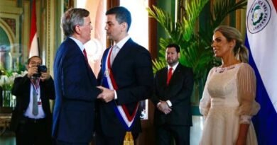 Minister for the Americas Rutley represented UK at the inauguration of Paraguayan president Santiago Peña