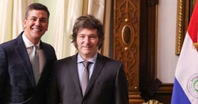 Presidents Milei and Peña review bilateral issues at Casa Rosada